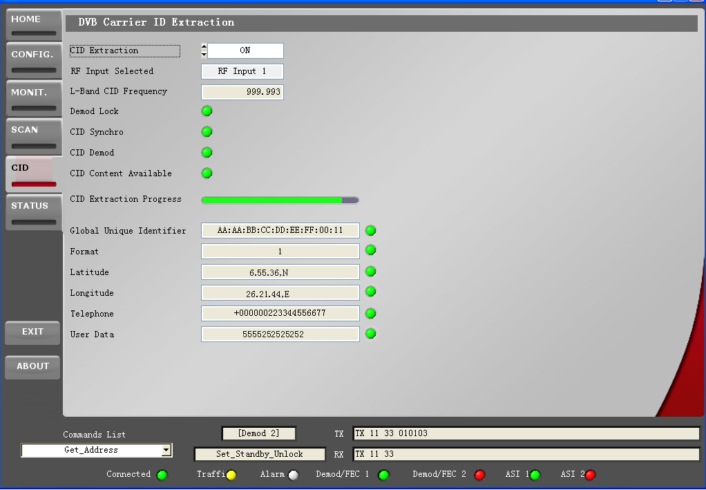 FU4654D DVB-S2X encoder modulator view 3